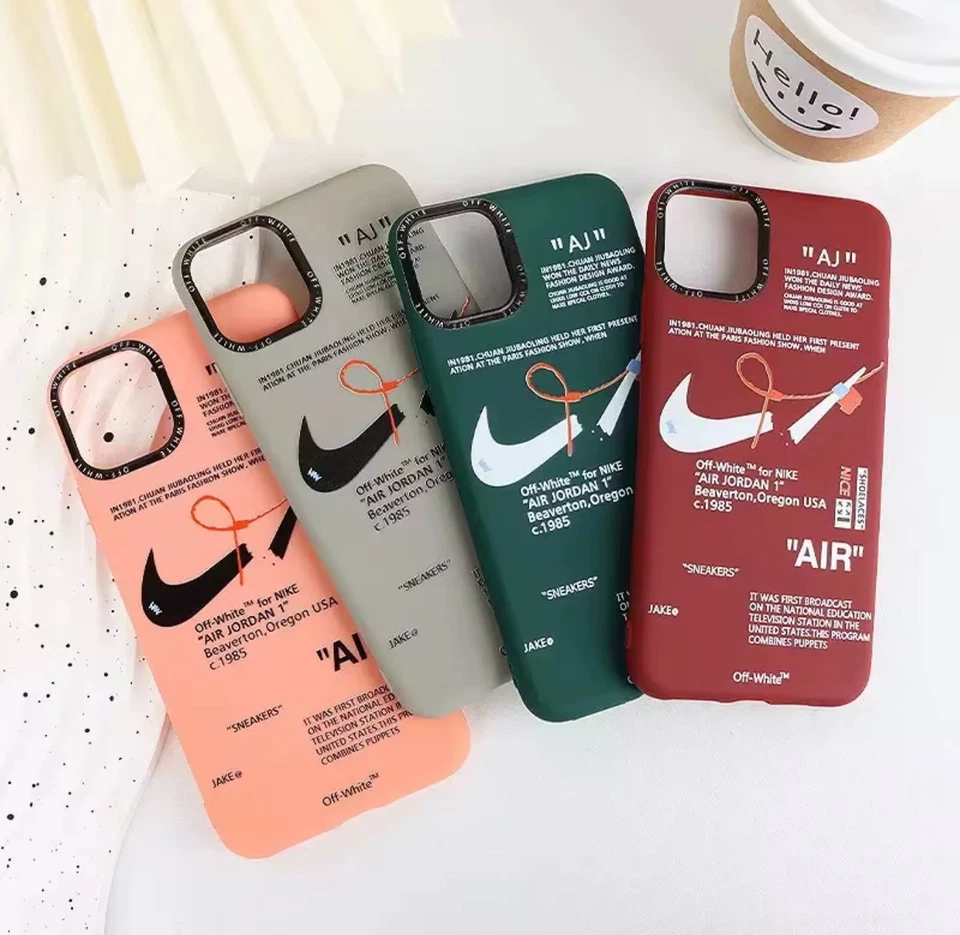 Off - White Nike Air Jordan iPhone Cases "AJ" - Image 2 of 4