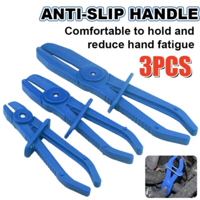 3PCS FUEL WATER BRAKE LINE PIPE PINCH OFF PLIERS FLEXIBLE HOSE CLAMP