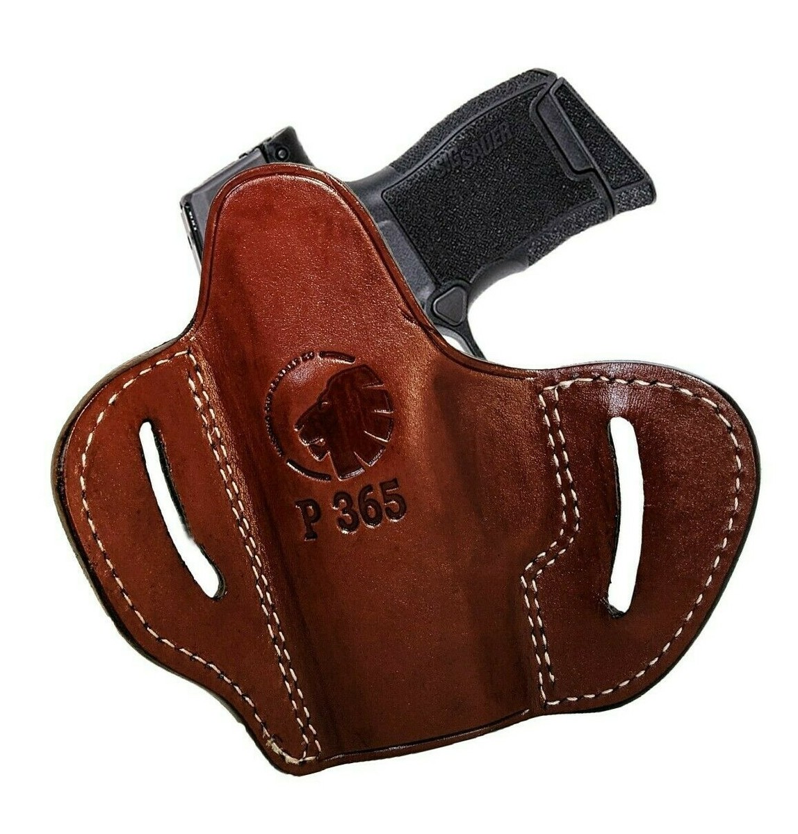 For Sig Sauer P365 XL, Leather Holster,Pancake, Sweat Shield, Made in USA, 365XL