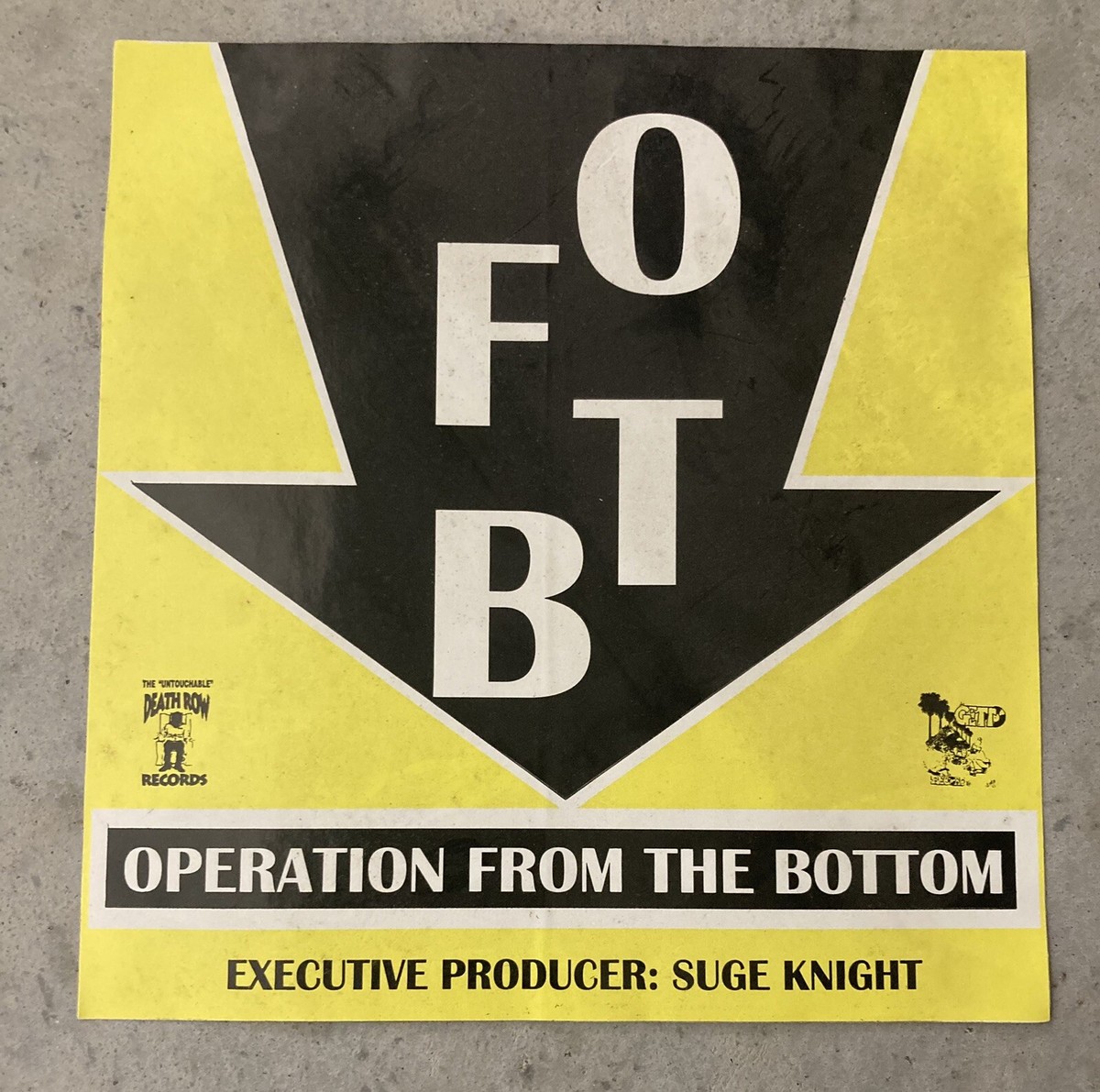 RARE ORIGINAL OFTB PROMO STICKER DEATH ROW RECORDS | eBay