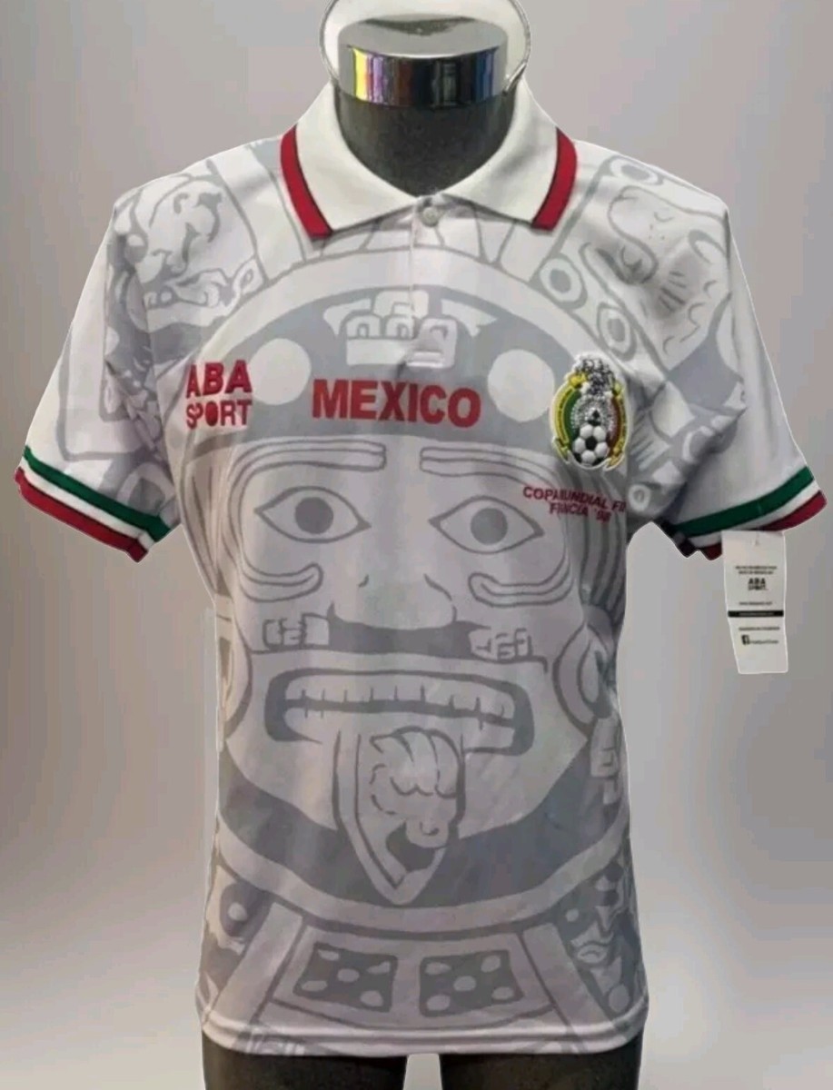 Mexico 1998 Authentic HOME Soccer Jersey ABA Sport 2xl | eBay