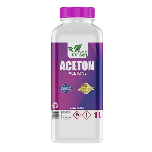 1L Aceton 99,5% Reiniger Entfetter Lösemittel Lackentferner sehr ergiebig 1 - Bild 1 von 5