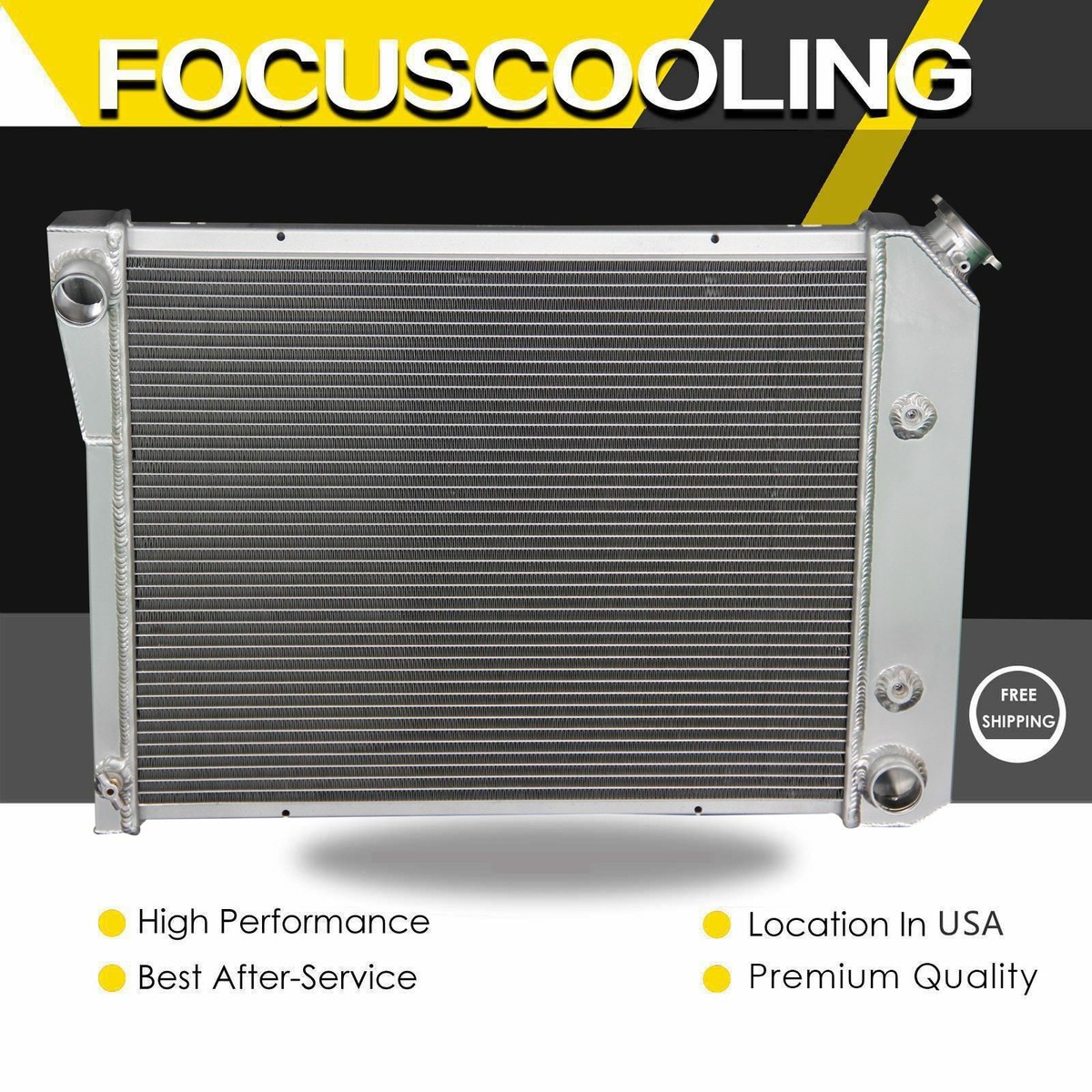 Chevy Nova Full Aluminum 3-Row Radiator For 1968-1974 - High ...