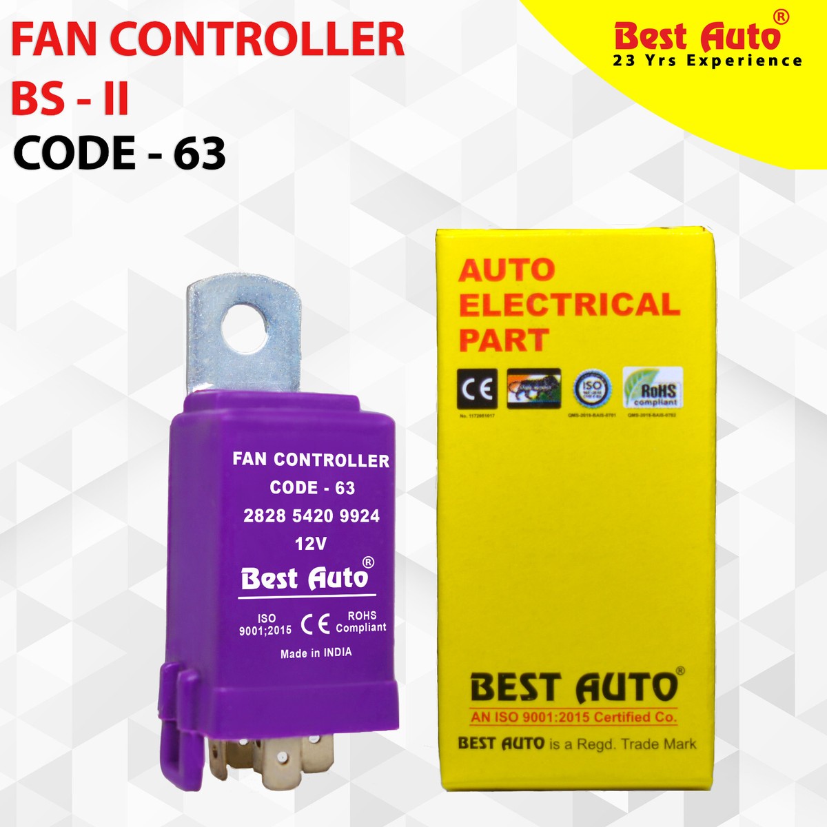 FAN Controller Tata ACE BS-2 ( Purple ) 2829 5420 9924 | eBay