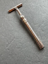 Vtg Chrome Single Edge Razor Pre-Owned But Never Used