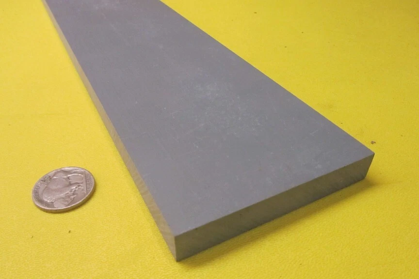 PVC Bar Grey, Type I, .500" (1/2") Thick x 3.50" Wide x 48" Length - Image 3 of 4