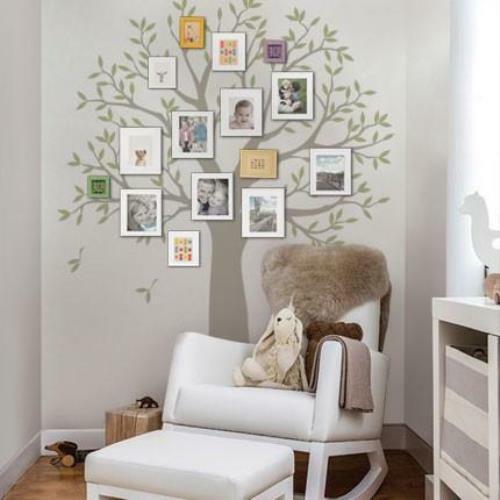 Narrow Family Tree Decal - Two Colors - Wall Decals - Bild 3 von 16