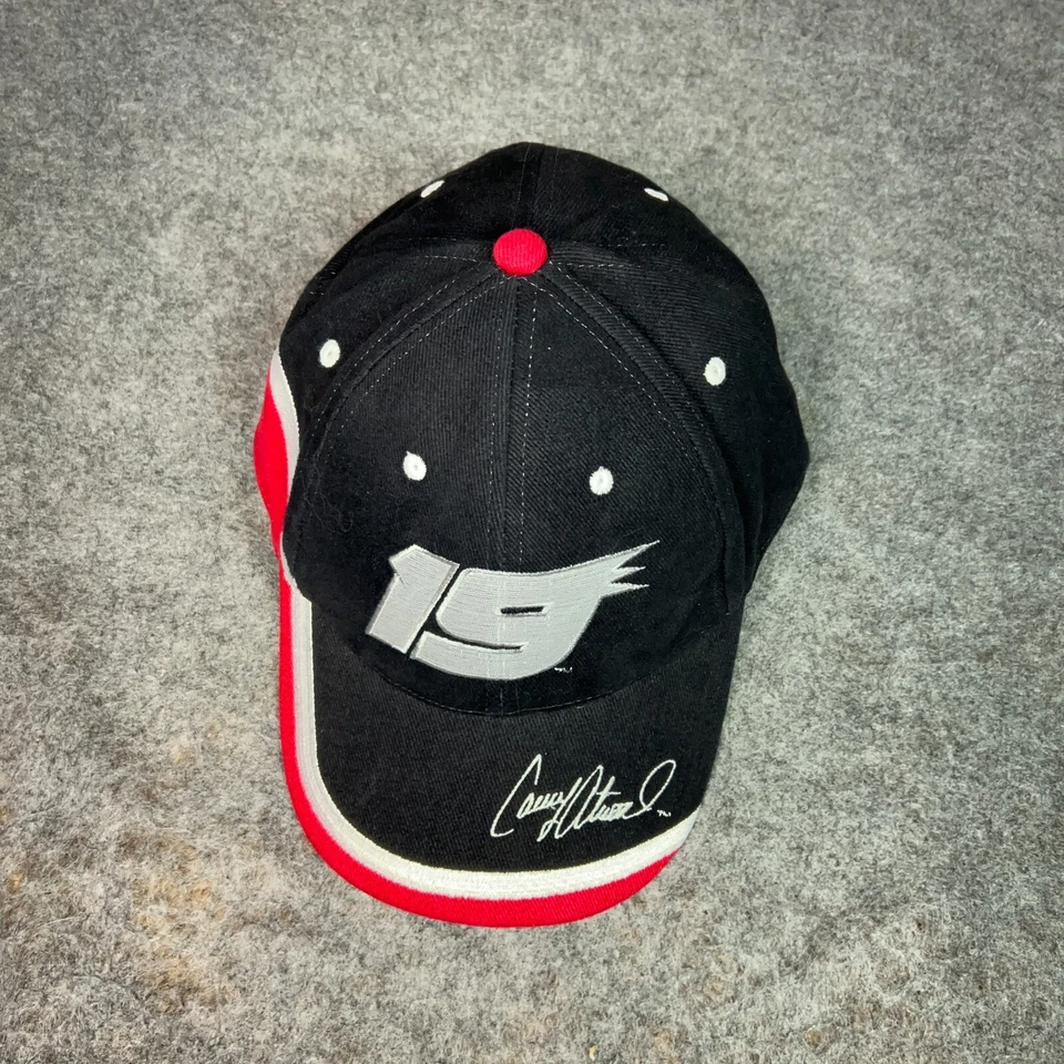 Nascar Mens Hat Snapback Black Red Casey Atwood 19 Racing Casual Car Sports - Image 3 of 4