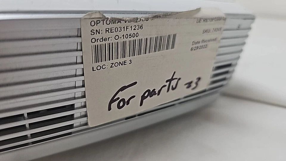 Optoma HD65 DLP Home Theater Projector HDMI VGA Cinema 720p HD Not Working READ - Image 3 of 4