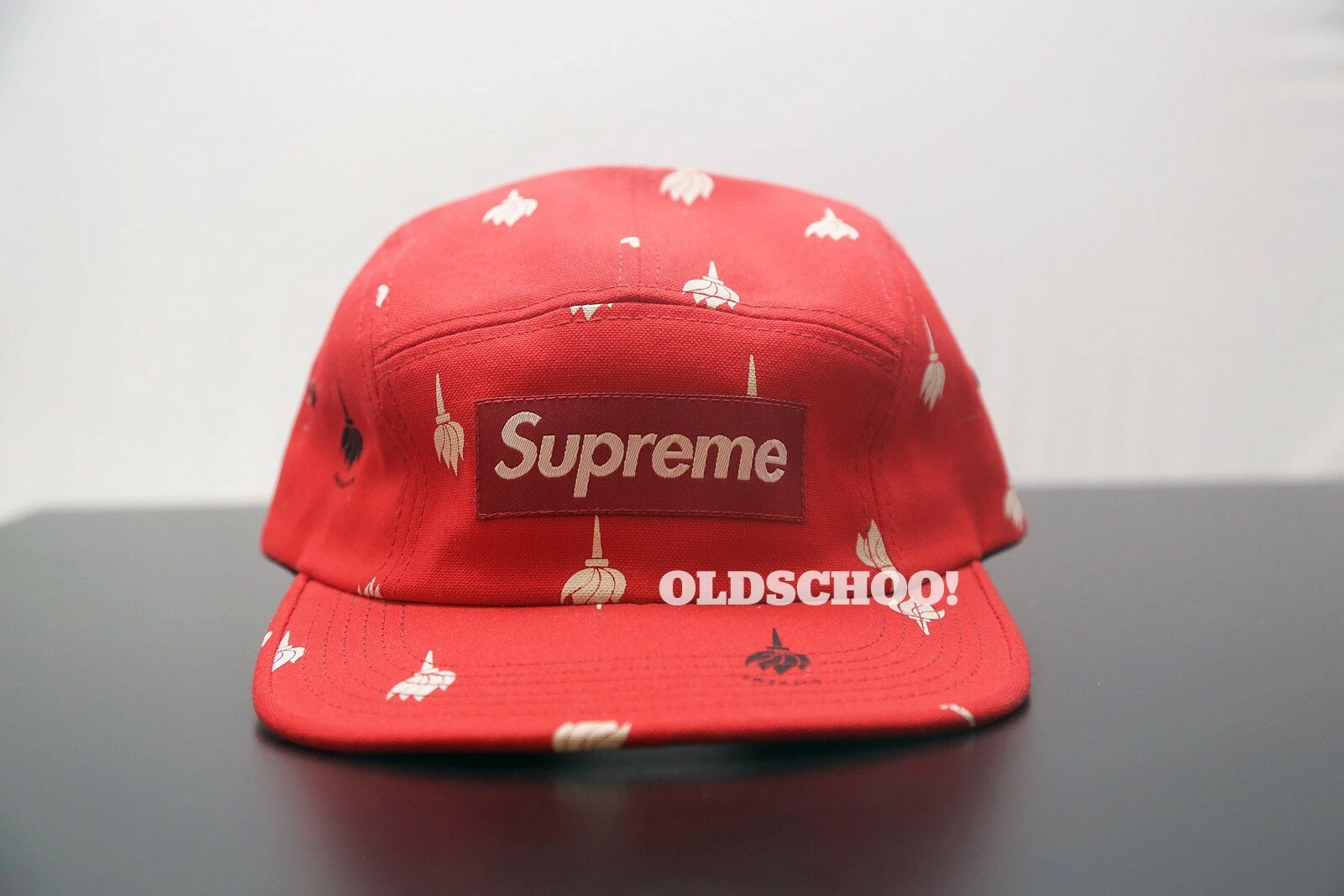 2009 S/S Supreme Torches/Torch Red Camp Casquette NEUF AVEC ÉTIQUETTE chapeau vintage neuf dans son emballage rare