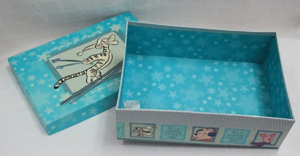 RARE! VINTAGE DISNEY'S WINNIE THE POOH TIGGER STORAGE BOX 12.25 X 9 X 4.25 NEW - Image 2 of 4