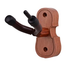 Hardwood Violin Hanger Hook with Bow Holder for Home  Studio Wall Mount C7G7