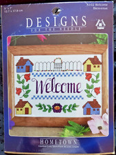 Designs for the Needle "Welcome" Cross Stitch Kit Size 5" x 7"