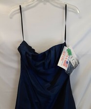 JIM HJELM OCCASIONS Size 10 Formal BALL GOWN / BRIDAL GOWN Long Blue Made in USA