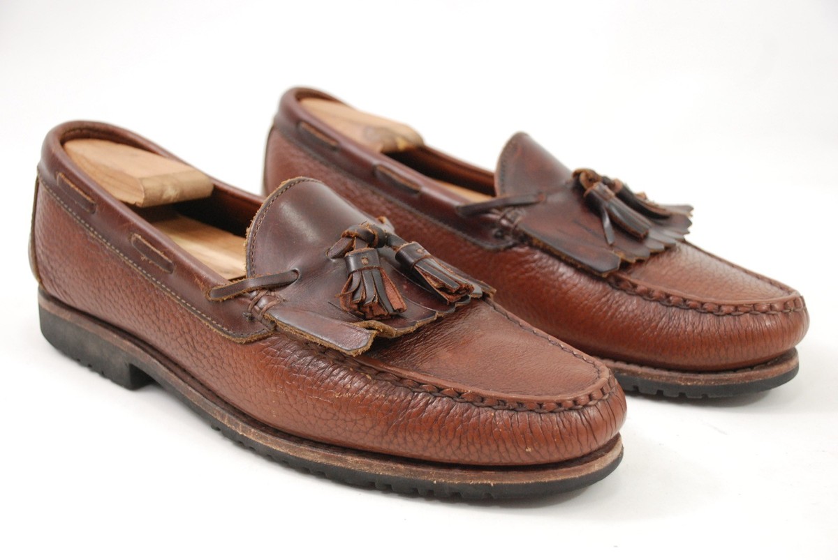 Allen Edmonds Nashua Kiltie Tassel Loafers Brown Leather  display picture 3