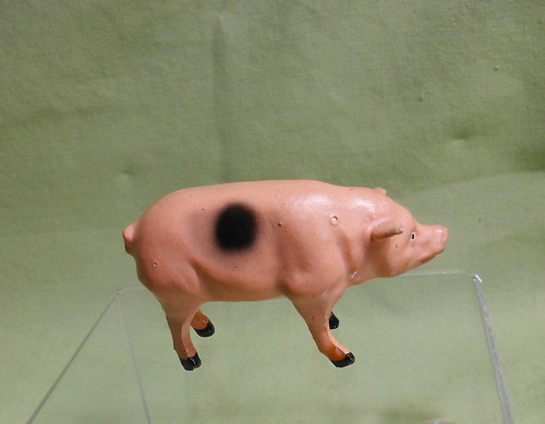 German Papier-mache Putz Pig- Germany - Picture 2 of 3
