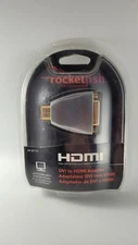 Rocketfish RF-G1173 DVI-D Female to HDMI Male Converter Adapter ✅Tested✅