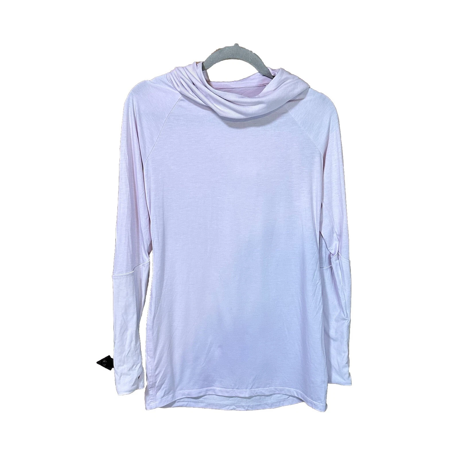 athleta elevate hooded pullover long sleeve thumbholes hoodie