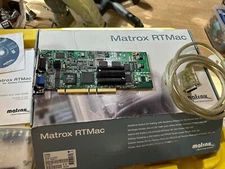 RTMac Matrox 968-03 A Video Editing Graphics VGA PCI Card for G4 Apple NEW KIT.