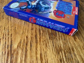 Mega Man 3 complete in box BLANK BANNER NO TEXT yellow error nes nintendo