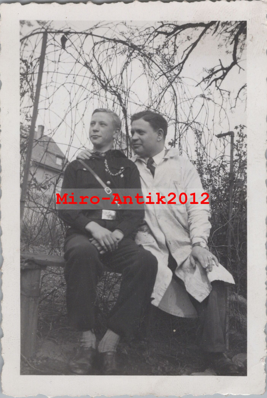 Foto, Segunda Guerra Mundial, Ziehner Kurt en uniforme, Sulzbach Saar (N)50924