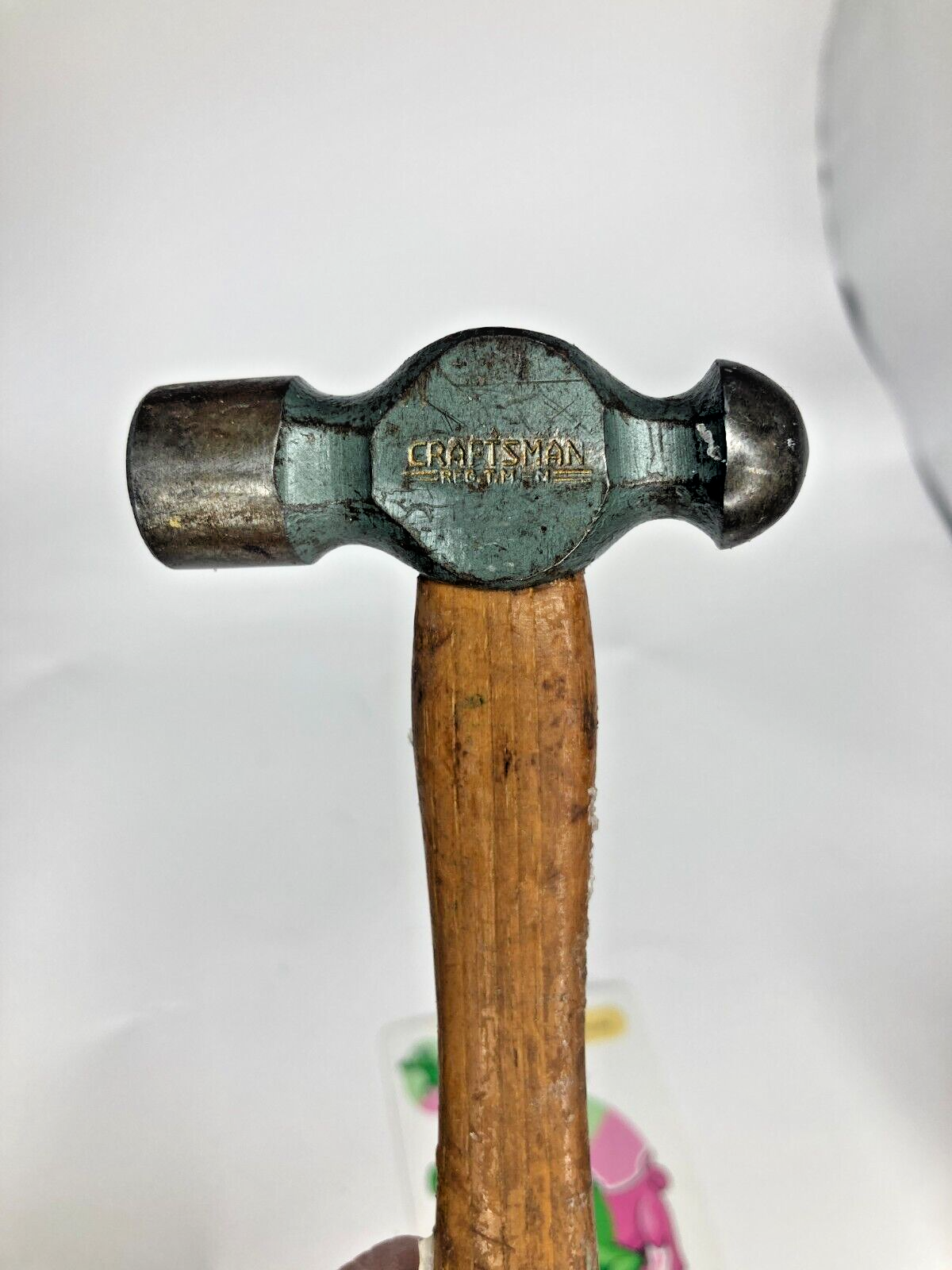 vintage Craftsman ball peen hammer wooden handle 10x2.5 eBay