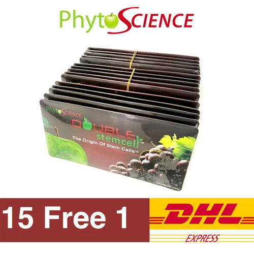 15 + 1 Packs Phytoscience Double Stemcell Anti Aging Delay Young Skin EXP 2028