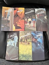 President Richard Nixon Political Campaign Pamphlets Slogans Vietnam War Buttons