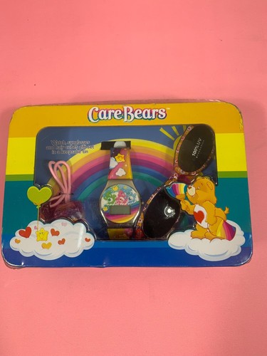Care Bears Watch Sunglasses & Hair Cubes Gift Set in Keepsake Tin Sealed 2004 - Picture 4 of 11