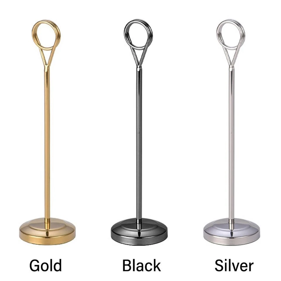 Decoration Table Number Holder Photo Clip Note Clamp Paper Stand Card Holder - image 3 of 4