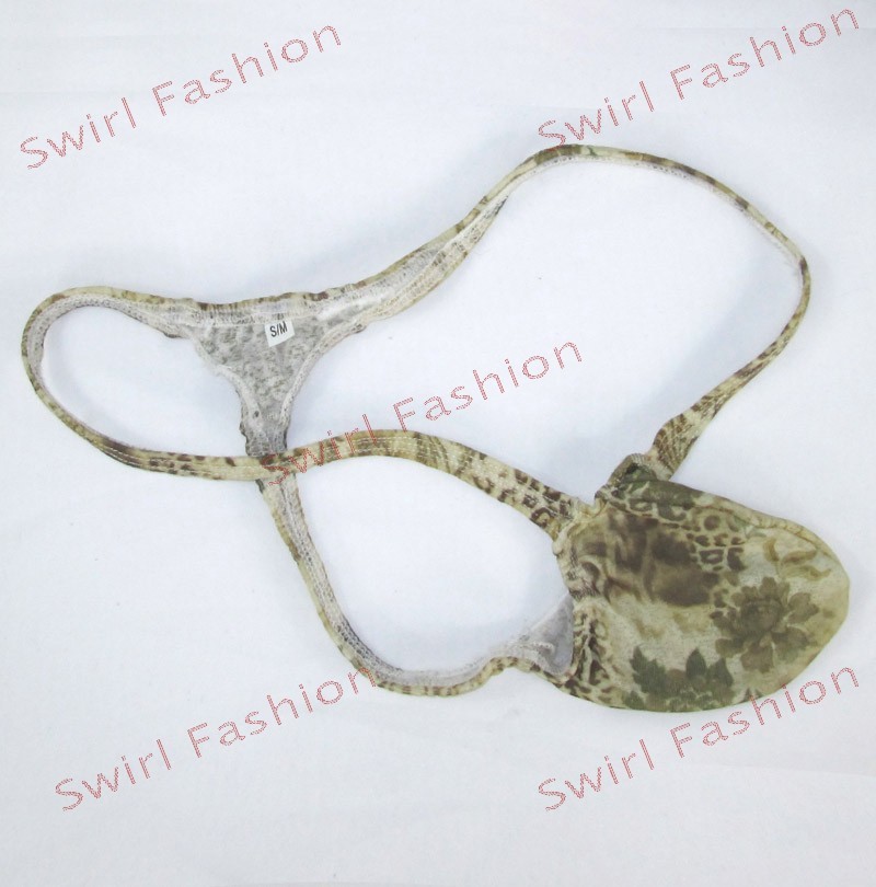 String Homme K403 DS - Imprimé Raisin/Poche Profilée - Jersey - Taille S/M/L/XL - Neuf Sans étiquette