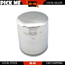 Motorcycle Silvery Oil Filter For Harley Davidson FXDXI Dyna EFI 2004 2005