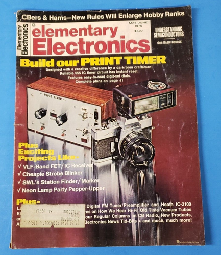 Elementary Electronics Magazines 18 Random Issues 1966-75 Vintage - Picture 4 of 13