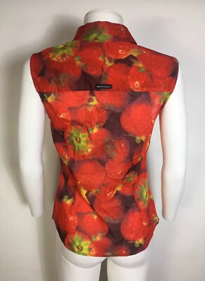 DOLCE&GABBANA 赤い花柄 ノースリーブ ジャンパースカート