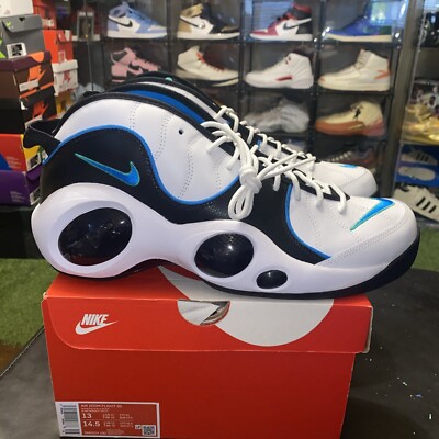 Size 13 - Nike Air Zoom Flight 95 White Photo Blue Jason Kidd | eBay