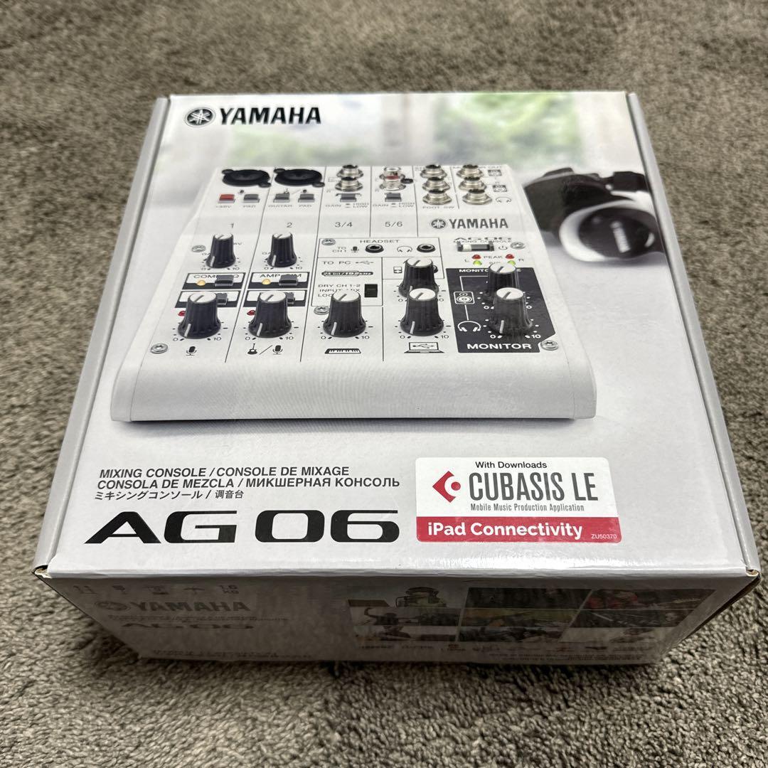 YAMAHA AG06MK2 W Live Streaming Mixer White 6ch AG Series YAMAHA AG06MK2 W Live Streaming Mixer White 6ch AG Series