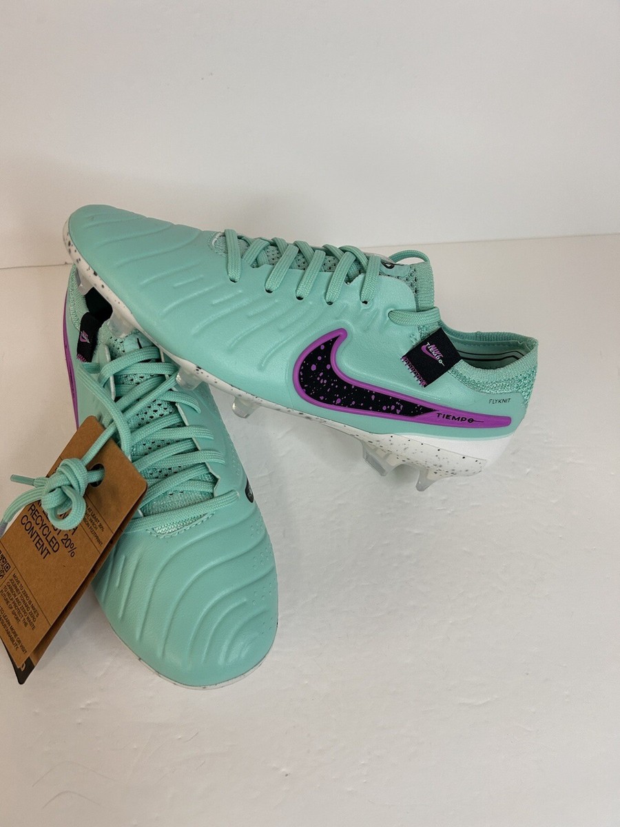 Nike Tiempo Legend 10 Elite FG Turquoise DV4328-300 Men's Size 4.5