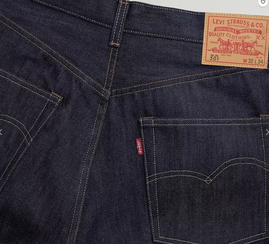 Levi’s 501 66前期　w34 Levi's Vintage 1966 501 Original Fit Jeans, 36x34 | eBay