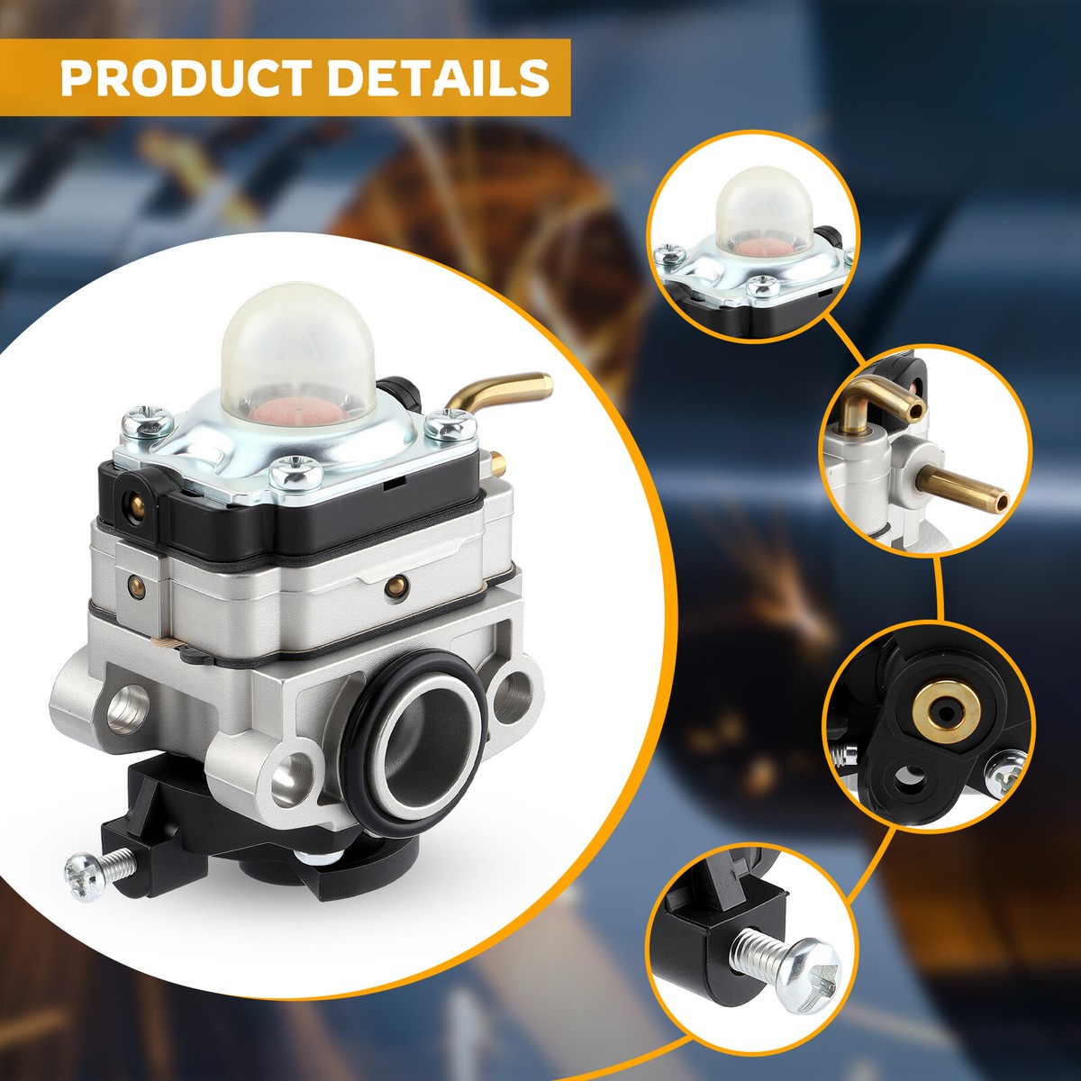 Carburatore Per Decespugliatore Troy-Bilt, MTD, Ryobi, Craftsman – 753-1225 E Compatibili
