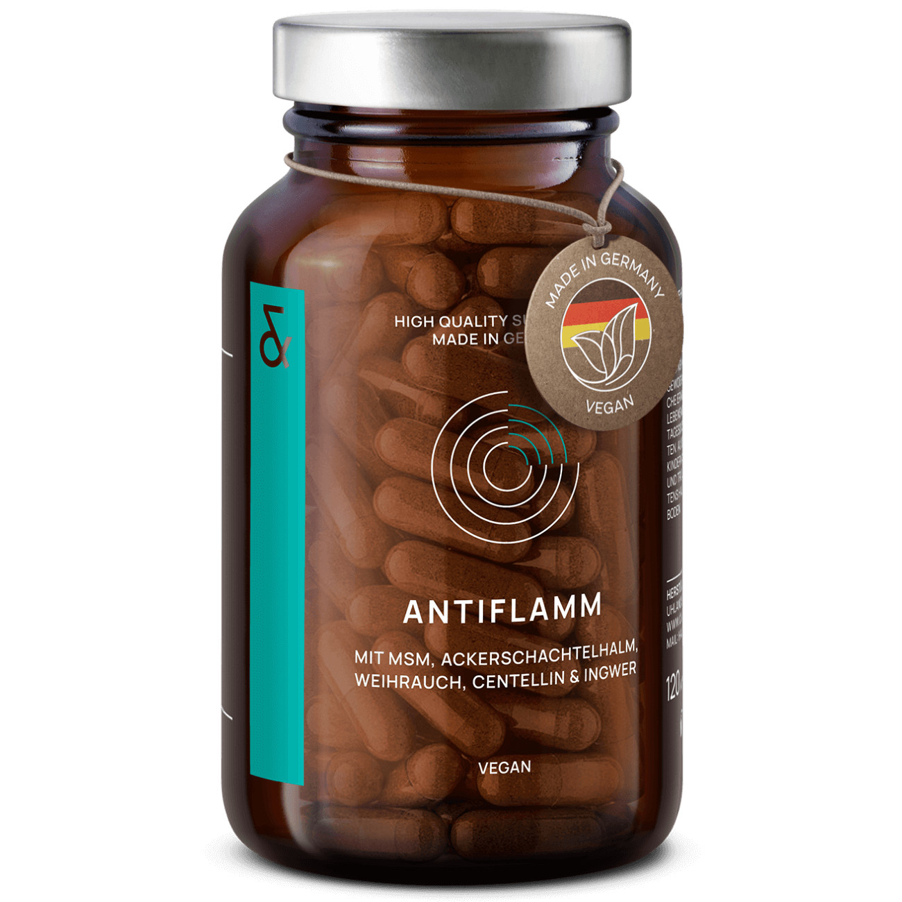 ANTIFLAMM - Weihrauch MSM Ackerschachtelhalm Ingwer Gotu Kola Boswellia Kapseln