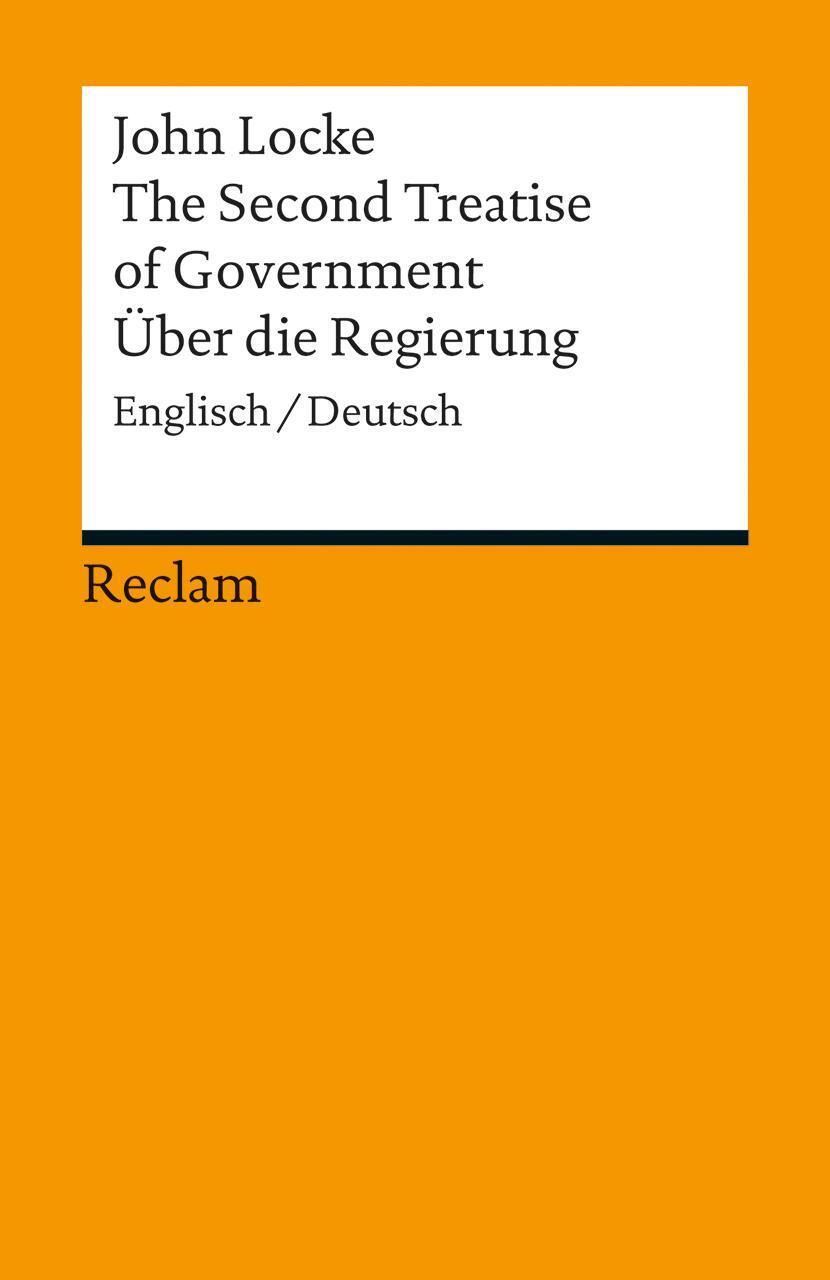Thumbnail - The Second Treatise Of Government. Über Die Regierung, John Locke