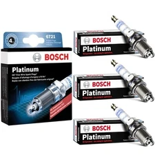 3 Pcs Spark Plugs Bosch Platinum For 1986-1988 CHEVROLET SPRINT L3-1.0L