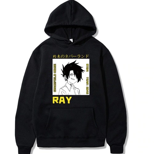 RAY LA PROMESSA Neverland Felpe ANIME Felpa Unisex Pullover Top Cosplay |  eBay