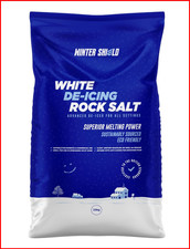 25KG Bag Winter Shield's Rock Salt for Keeping DRIVEWAYS and Paths Clear of ICE/