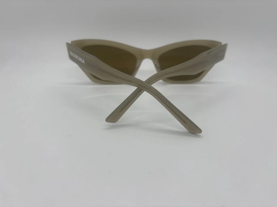 NEW BALENCIAGA BB447S 004 Beige Sunglasses 56-20-145mm NO CASE - Image 4 of 4