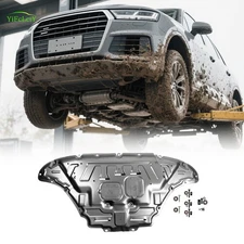 Steel Engine Splash Shield For Audi Q7 2017-2024 Under Engine Cover Guard