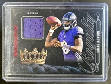 2025 Panini Rookies & Stars Lamar Jackson Royalty Jersey #R-LJN Ravens