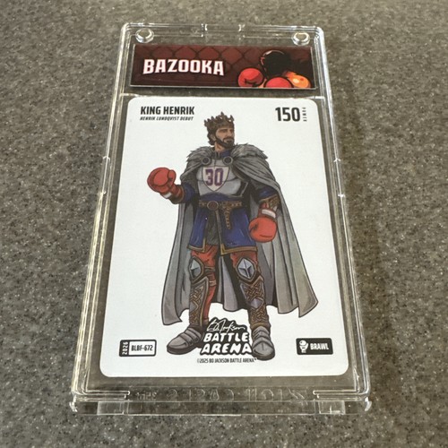2026 Bo Jackson Battle Arena King Henrik Blizzard Battlefoil SP #BLBF-672