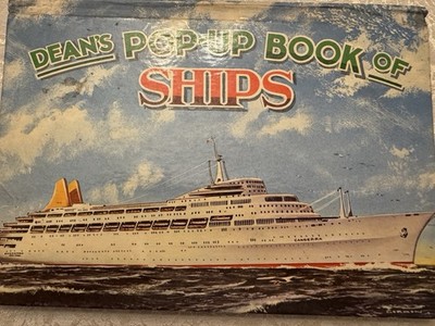 Vintage Dean & Son Ltd. Dean's Pop-Up Book of Ships Illustrated Pop-Up Ships 