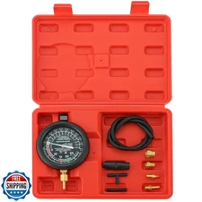 NYXOVA Vacuum and Fuel Pump Tester Gauge Kit, Gauge Leak Carburetor Pressure 